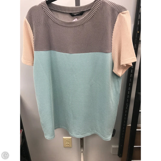Top Short Sleeve By Dokotoo In Multi-colored, Size: L