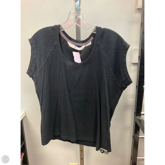 Top Sleeveless By Tommy Hilfiger In Black, Size: Xl