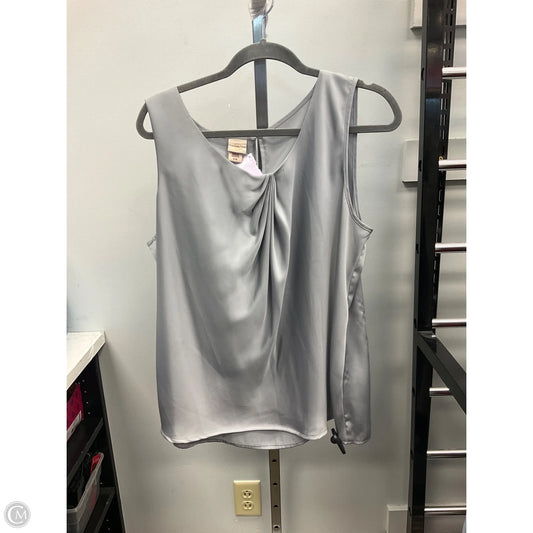 Top Sleeveless By Covington In Grey, Size: Xl