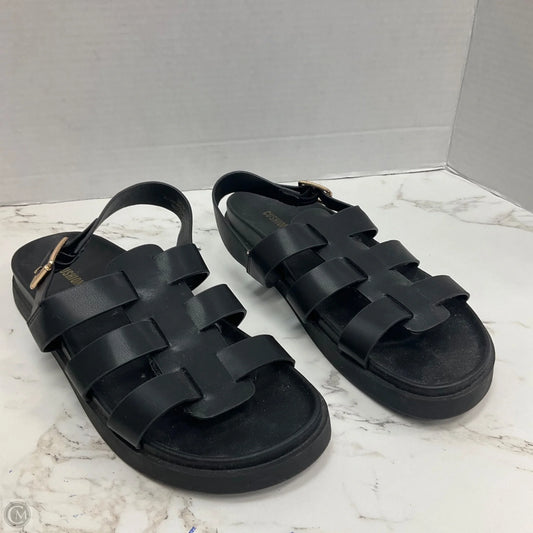 Sandals Flats By Cushionaire In Black, Size: 9