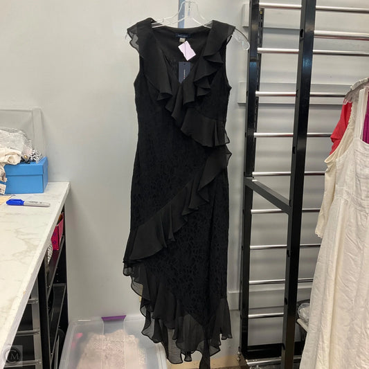 Dress Party Midi By Tommy Hilfiger In Black, Size: 2