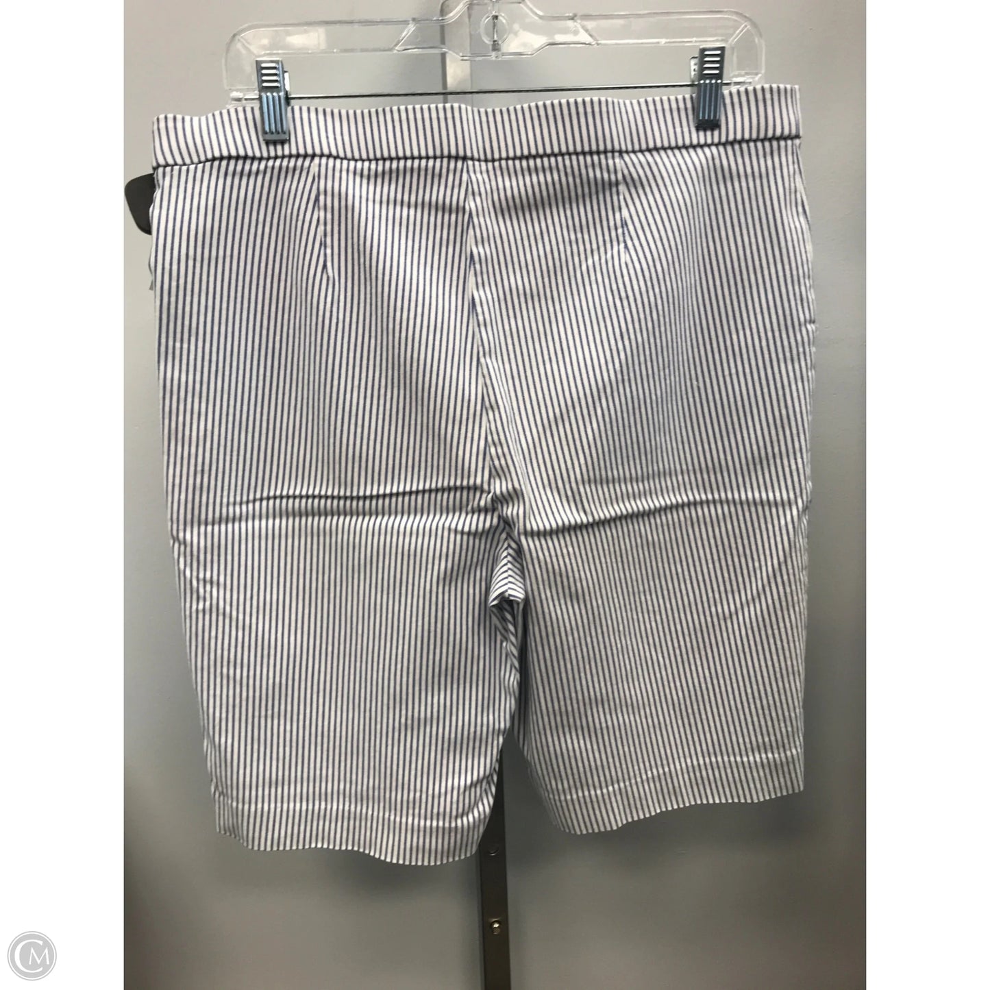Shorts By Jones New York In Striped Pattern, Size: L
