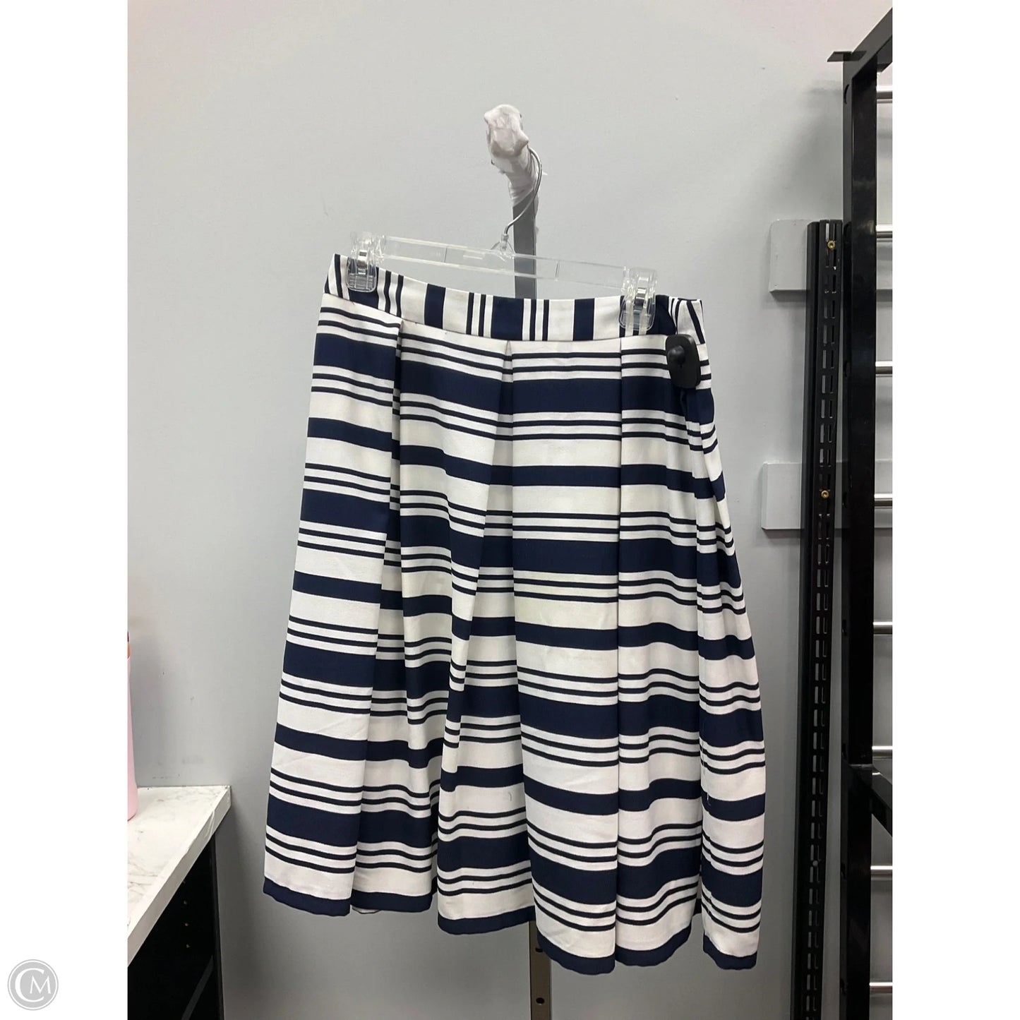 Skirt Mini & Short By Roz And Ali In Striped Pattern, Size: 8