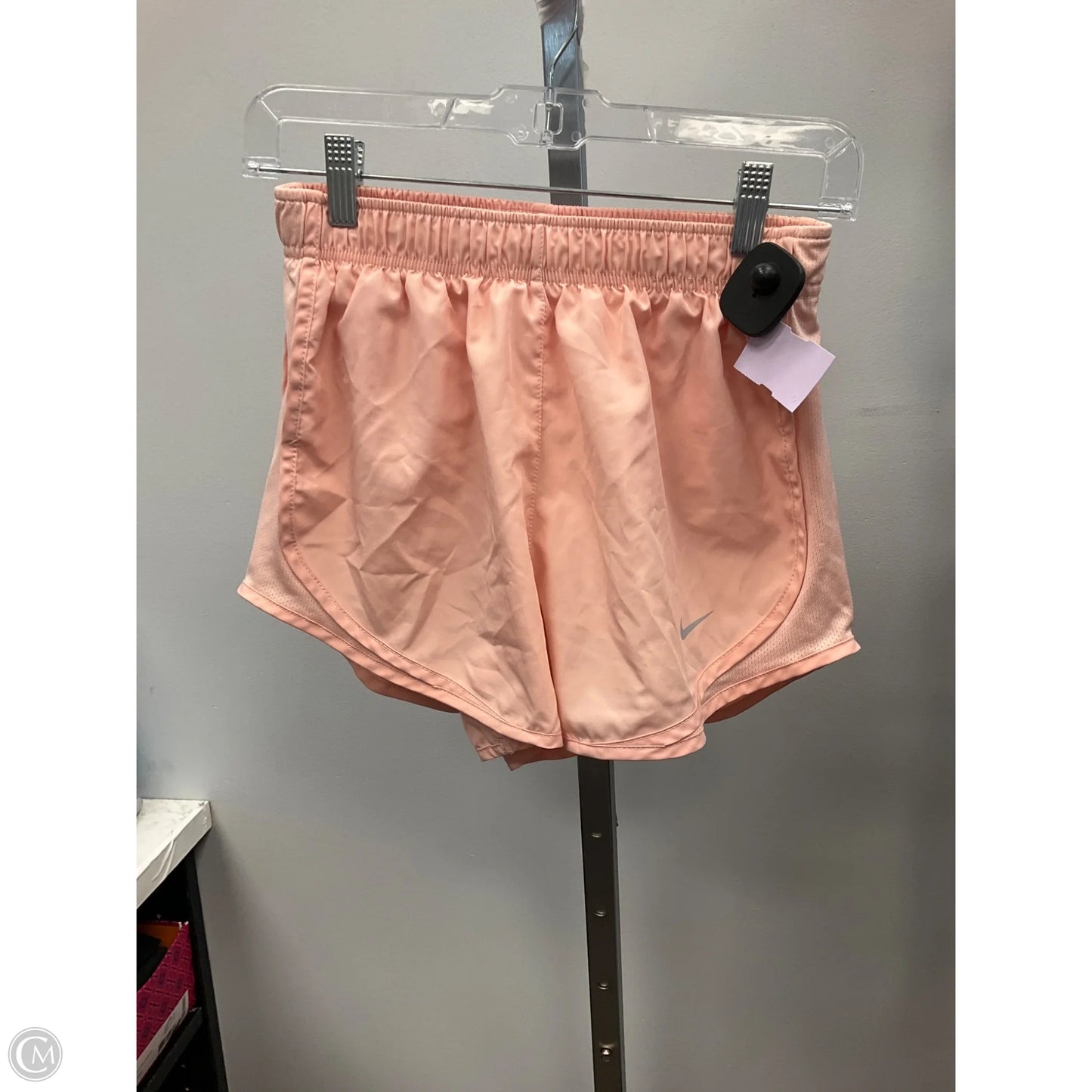 Athletic Shorts By Nike Apparel In Peach, Size: S