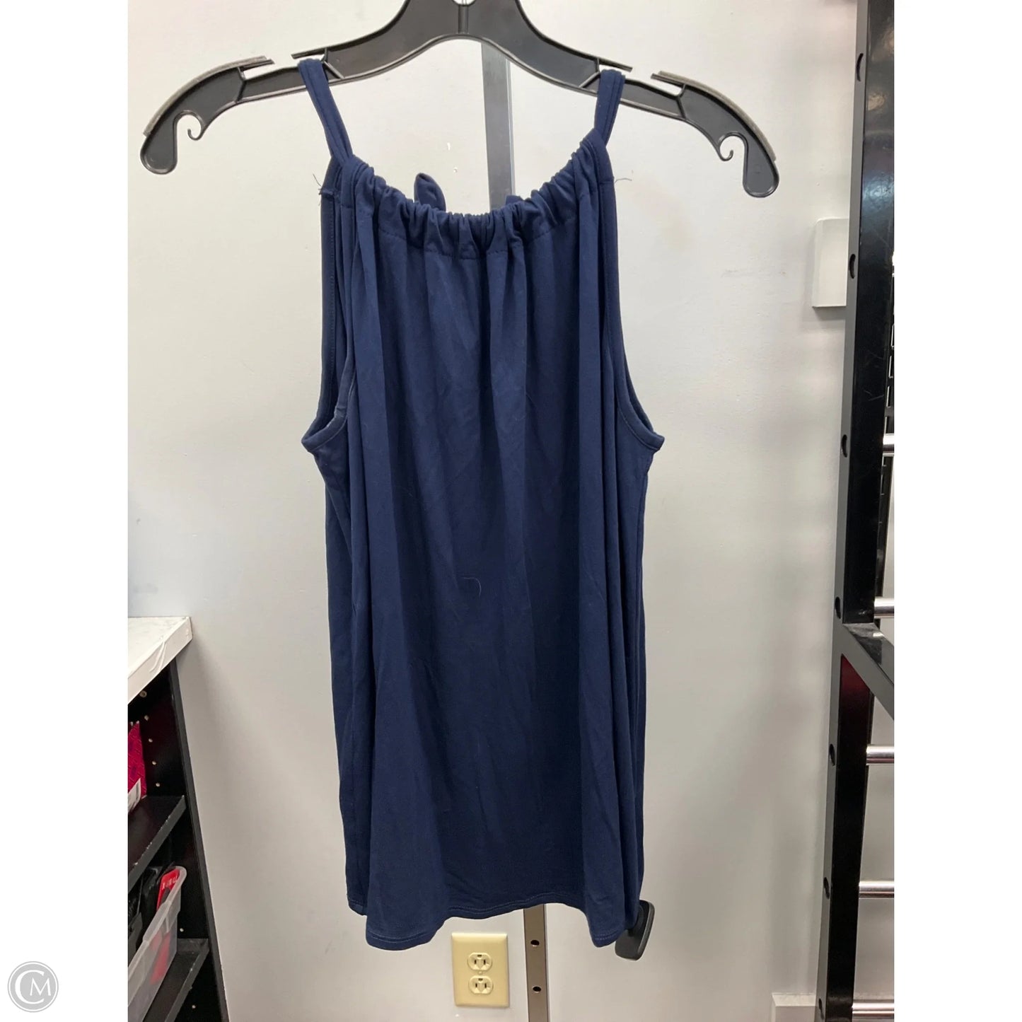 Top Sleeveless By Loveappella In Navy, Size: S