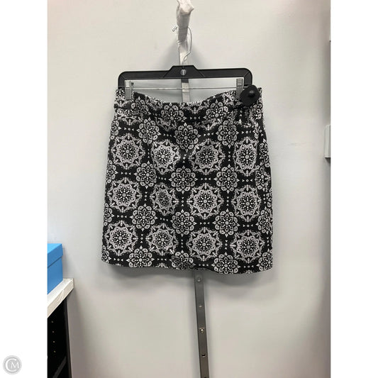 Skort By Croft And Barrow In Black & White, Size: 14