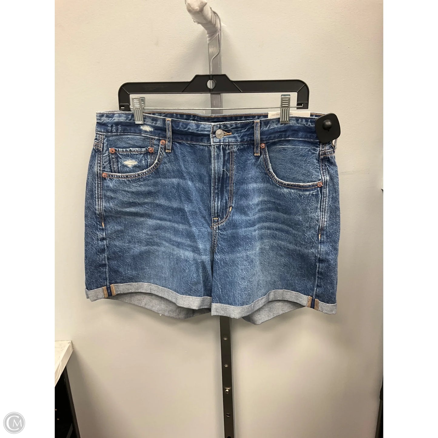 Shorts By American Eagle In Blue Denim, Size: 14