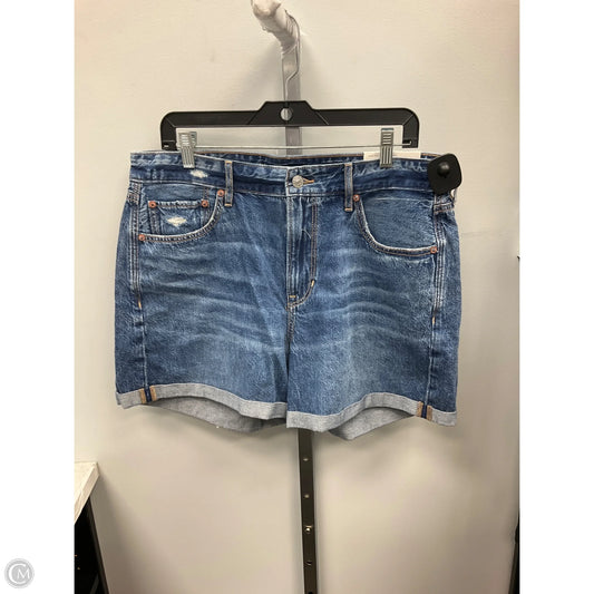 Shorts By American Eagle In Blue Denim, Size: 14