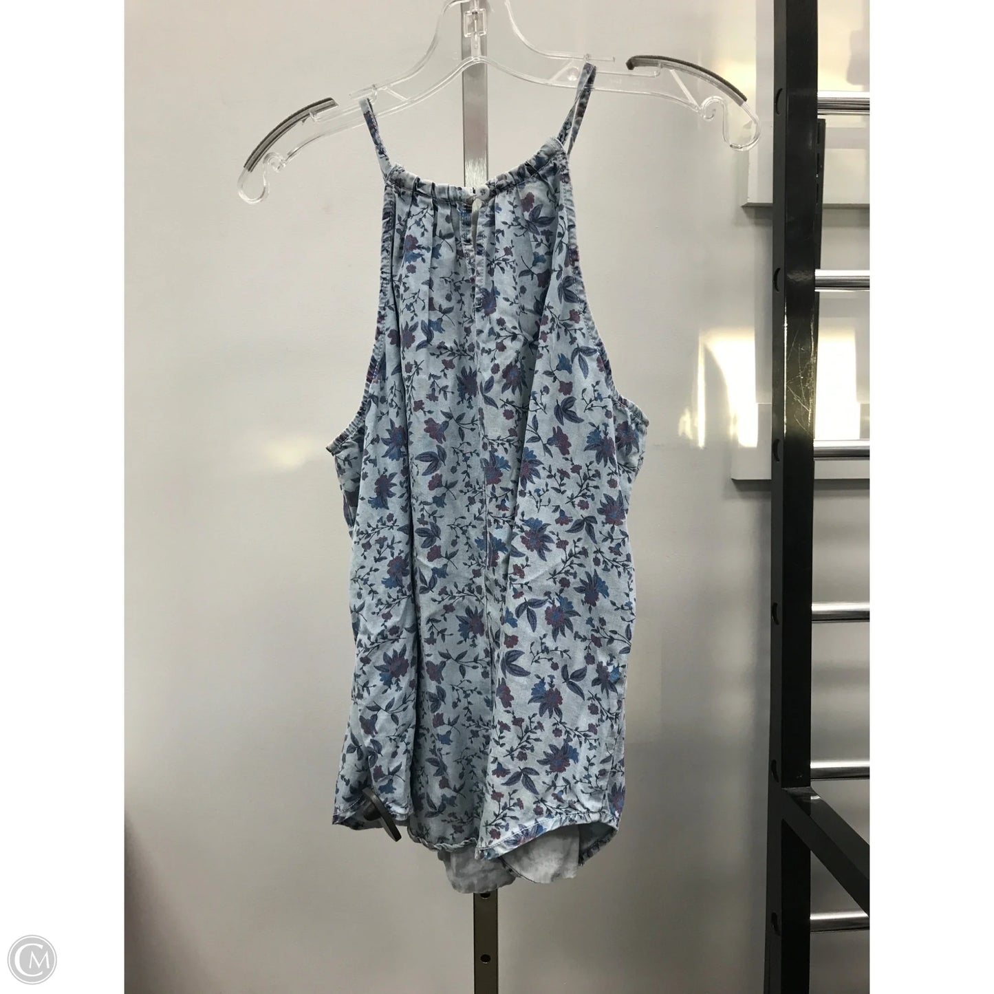 Top Sleeveless By Blue Rain In Floral Print, Size: M