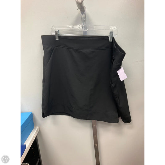 Skort By 32 Degrees In Black, Size: Xxl