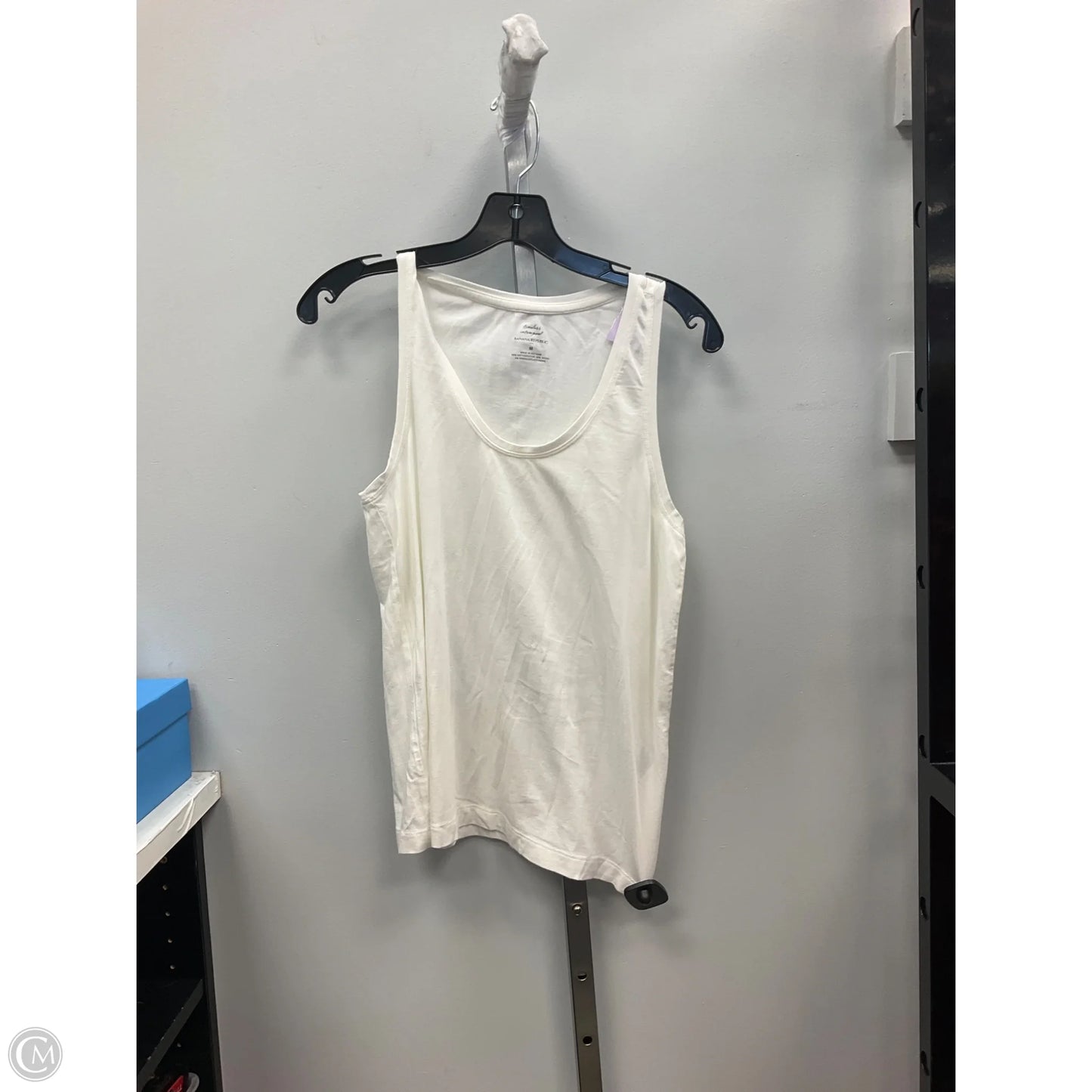 Tank Top By Banana Republic In White, Size: M