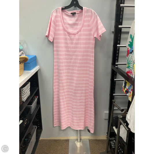 Dress Casual Midi By J. Crew In Pink, Size: M
