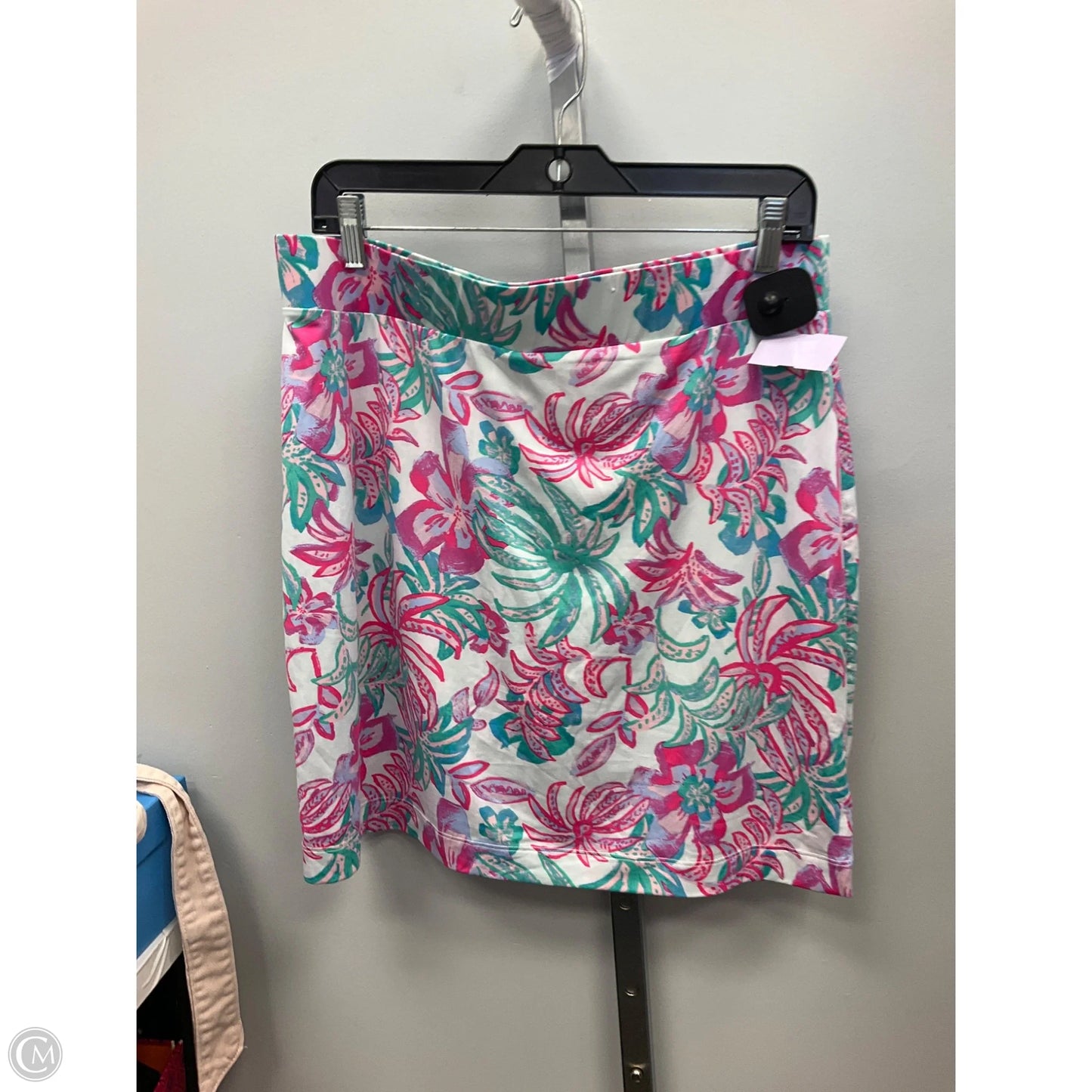 Skort By Stella Parker In Floral Print, Size: L