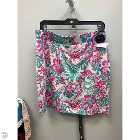 Skort By Stella Parker In Floral Print, Size: L