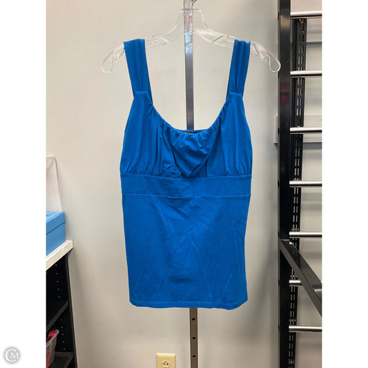 Top Sleeveless By Ann Taylor In Blue, Size: L