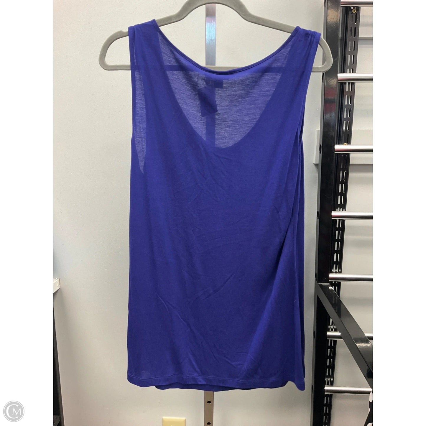 Top Sleeveless By Banana Republic In Blue, Size: L