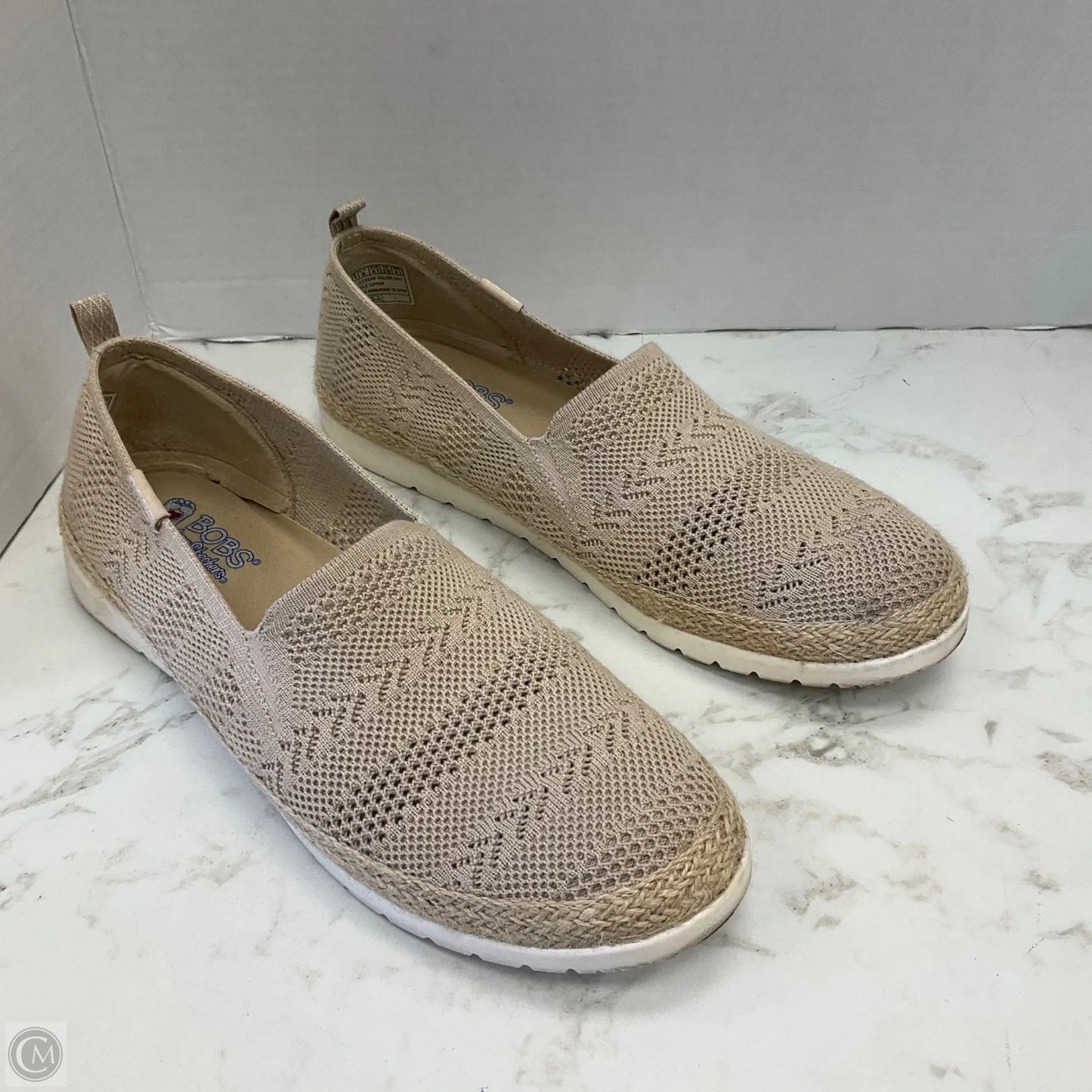 Shoes Heels Wedge By Bobs In Tan, Size: 11