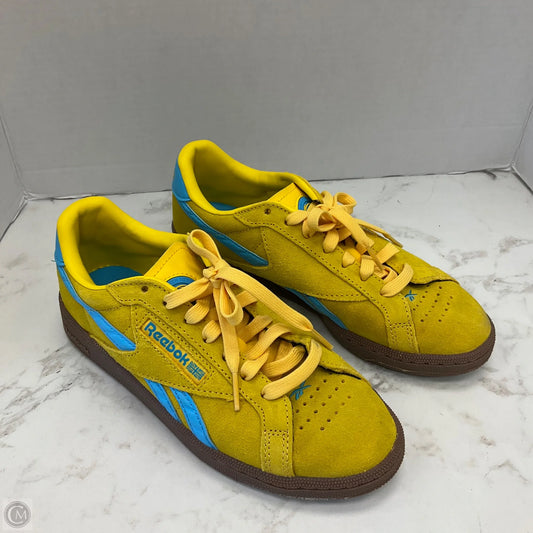 Shoes Sneakers By Reebok In Yellow, Size: 7.5