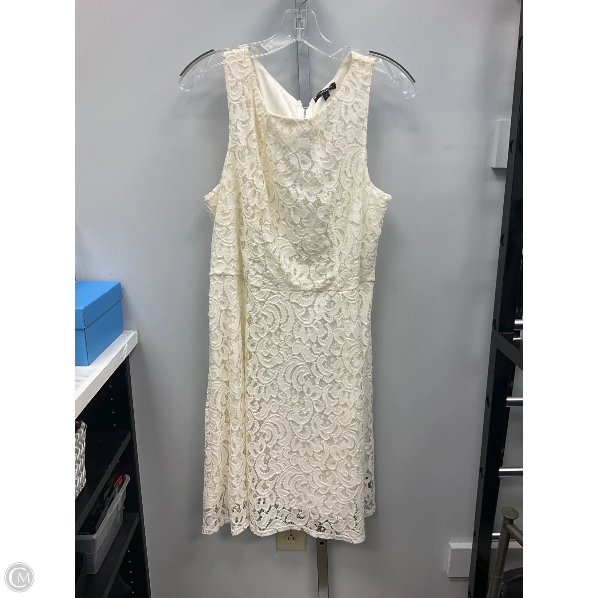 cream dress size 16 Dress Party Short By Apt 9 In Cream, Size: 16 Clothes Mentor South Windsor CT #124