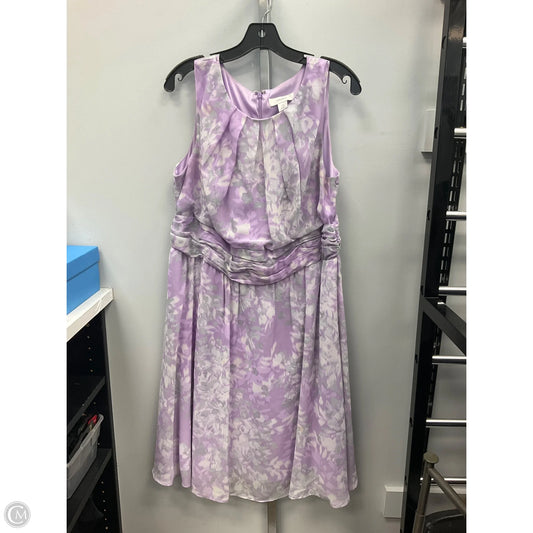 Dress Casual Short By Cj Banks In Purple, Size: 14