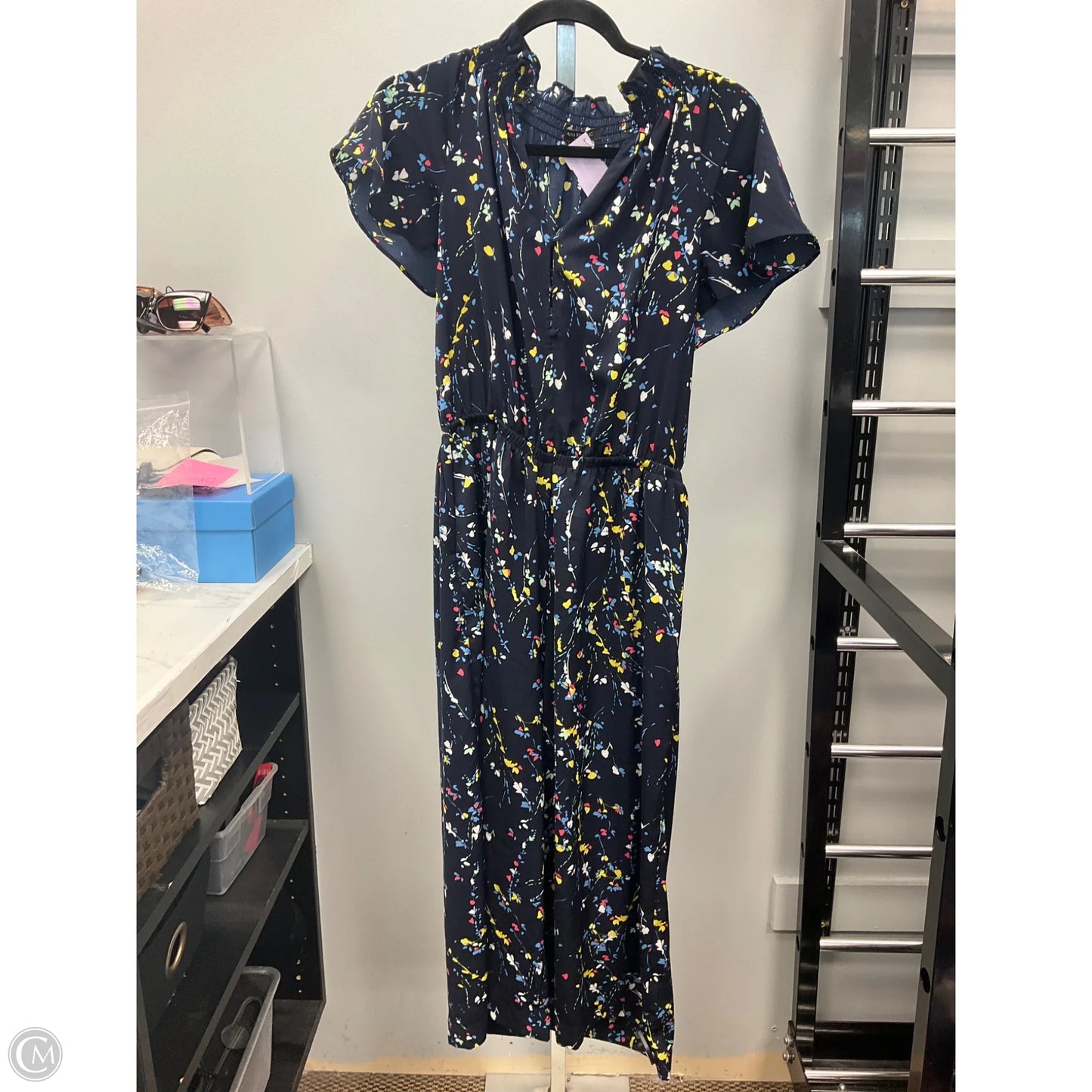 Jumpsuit By Banana Republic In Floral Print, Size: Mp