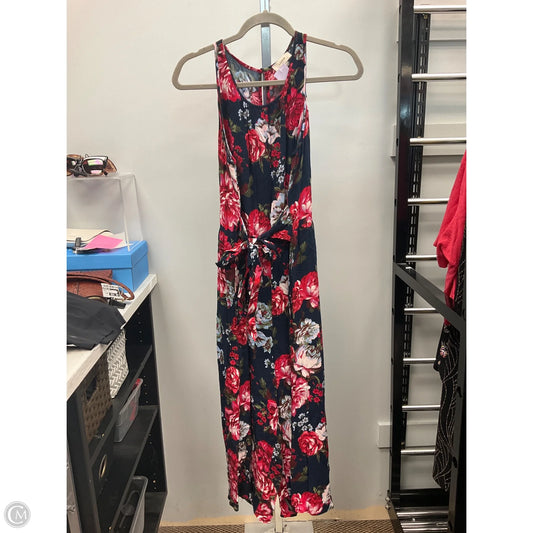 Jumpsuit By Loft In Floral Print, Size: M