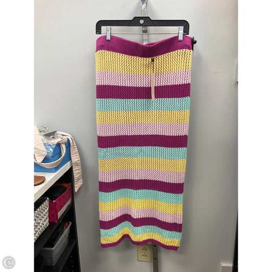 Skirt Midi By Bcbgeneration In Multi-colored, Size: Xl