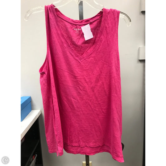 Top Sleeveless By Old Navy In Pink, Size: L