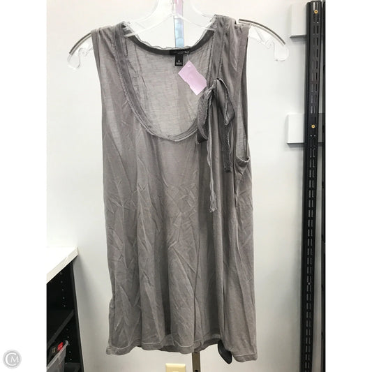 Top Sleeveless By Ann Taylor In Grey, Size: M