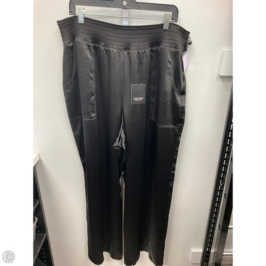 Pants Wide Leg By Simply Vera In Black, Size: Xxl