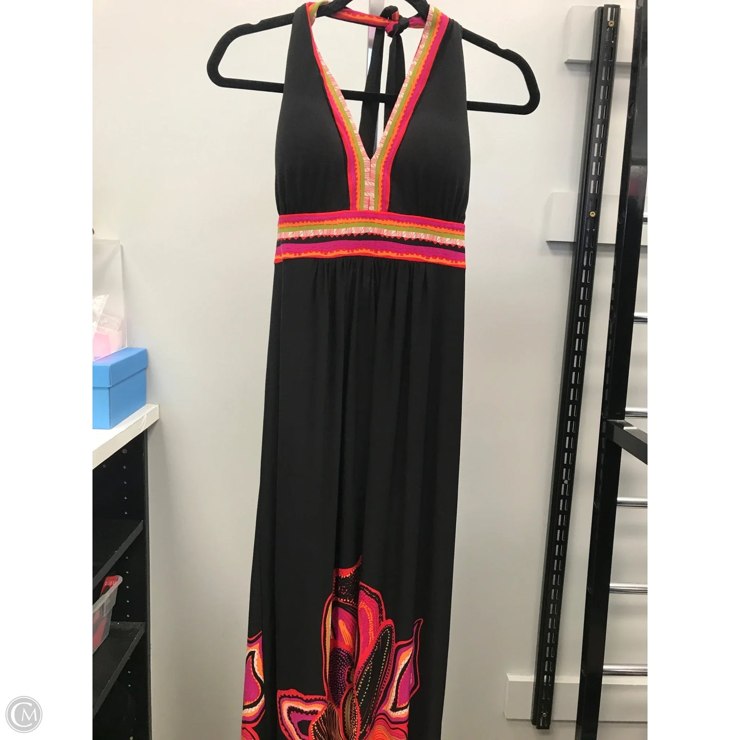 Dress Casual Maxi By Cmc In Black, Size: 10