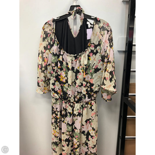 Dress Casual Short By Lc Lauren Conrad In Floral Print, Size: Xl