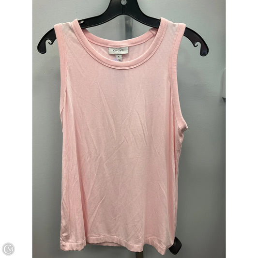 Top Sleeveless By On 34th In Pink, Size: Xl