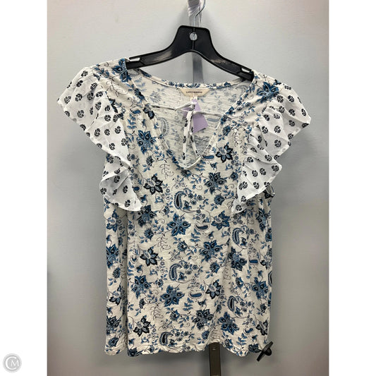 Top Sleeveless By Lucky Brand In Floral Print, Size: S
