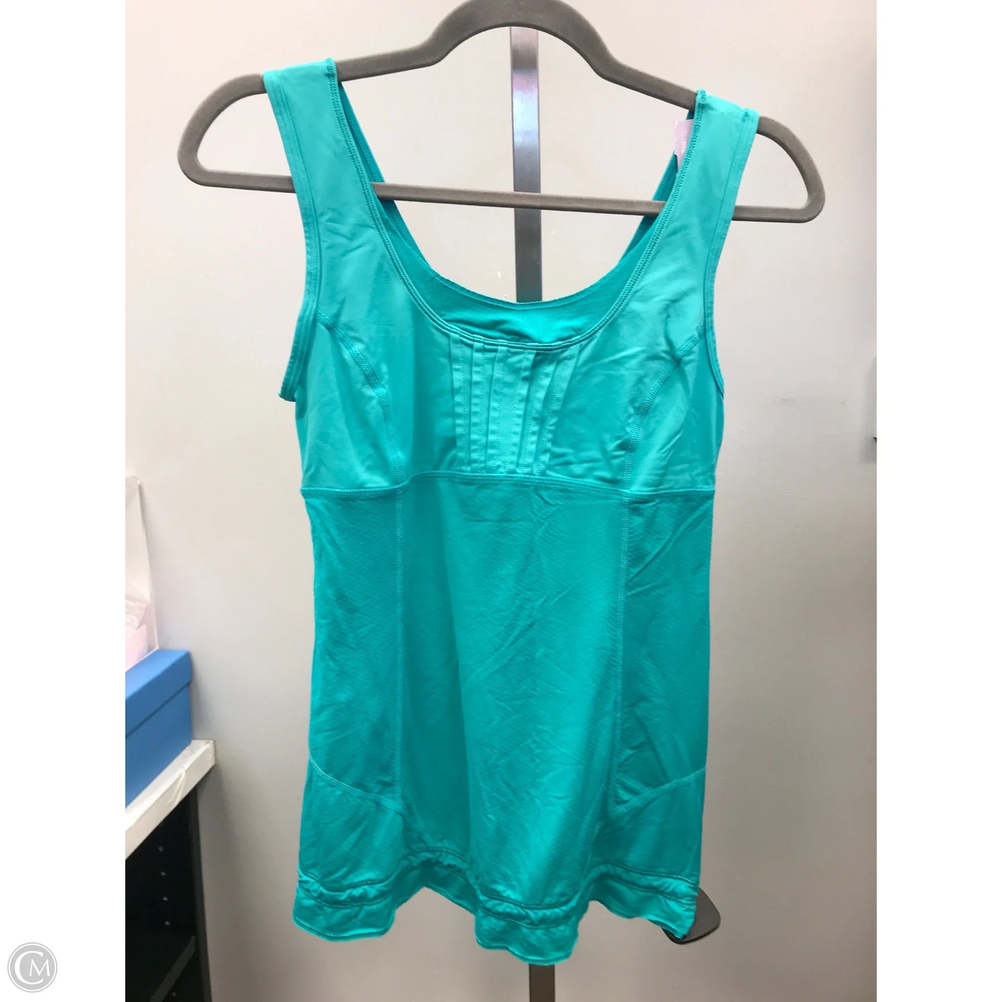 Athletic Tank Top By Lululemon In Aqua, Size: 4