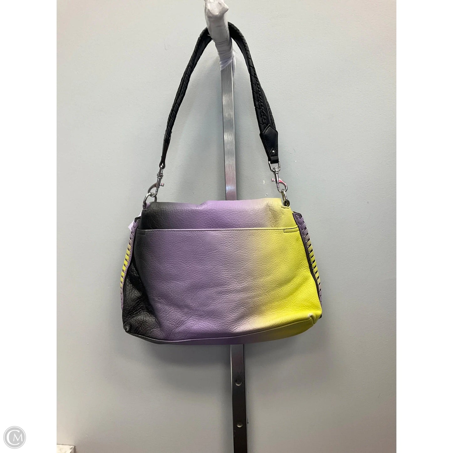 Handbag Leather By Aimee Kestenberg, Size: Large