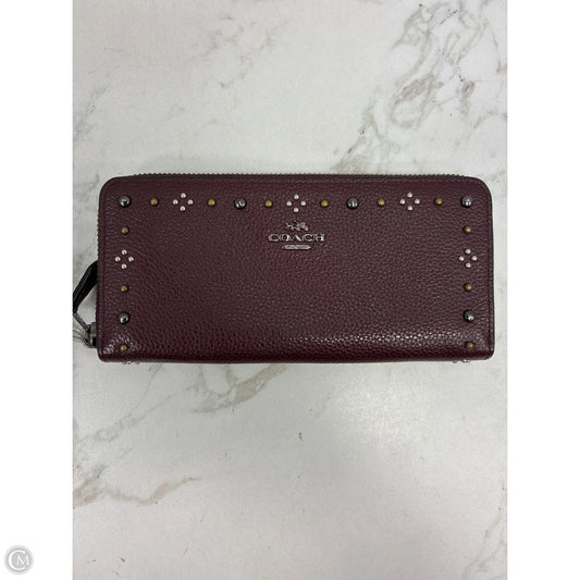Wallet Designer By Coach, Size: Large