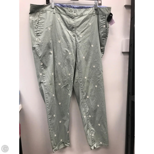 Pants Chinos & Khakis By Talbots In Green, Size: 18