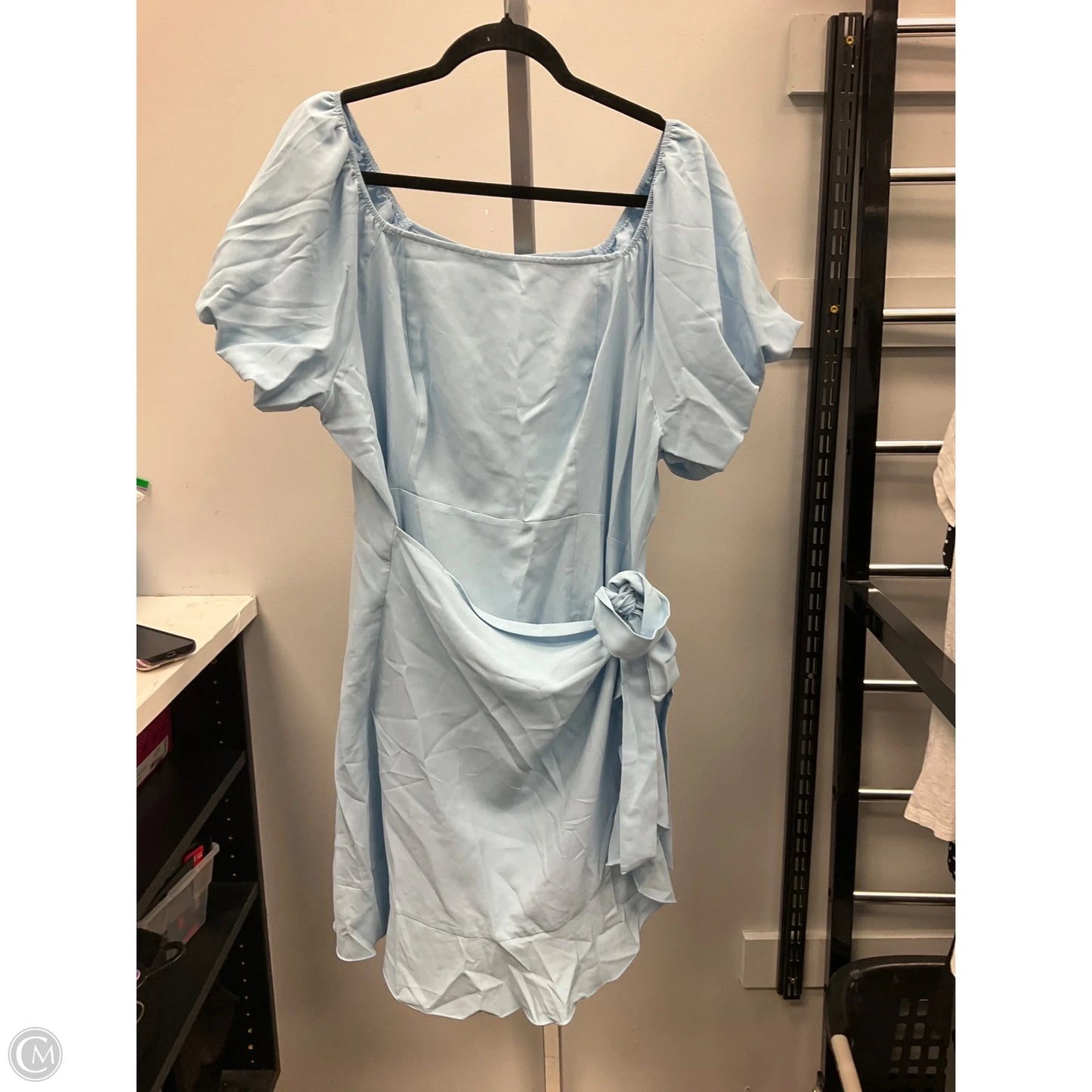 Dress Casual Short By Cmc In Blue, Size: Xxl