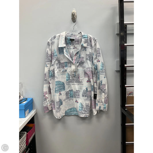 Top Long Sleeve By Talbots In Multi-colored, Size: Xl