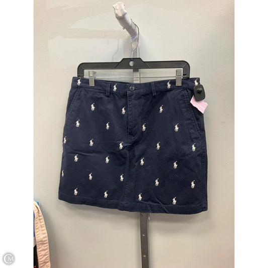 Skirt Mini & Short By Ralph Lauren In Navy, Size: 8