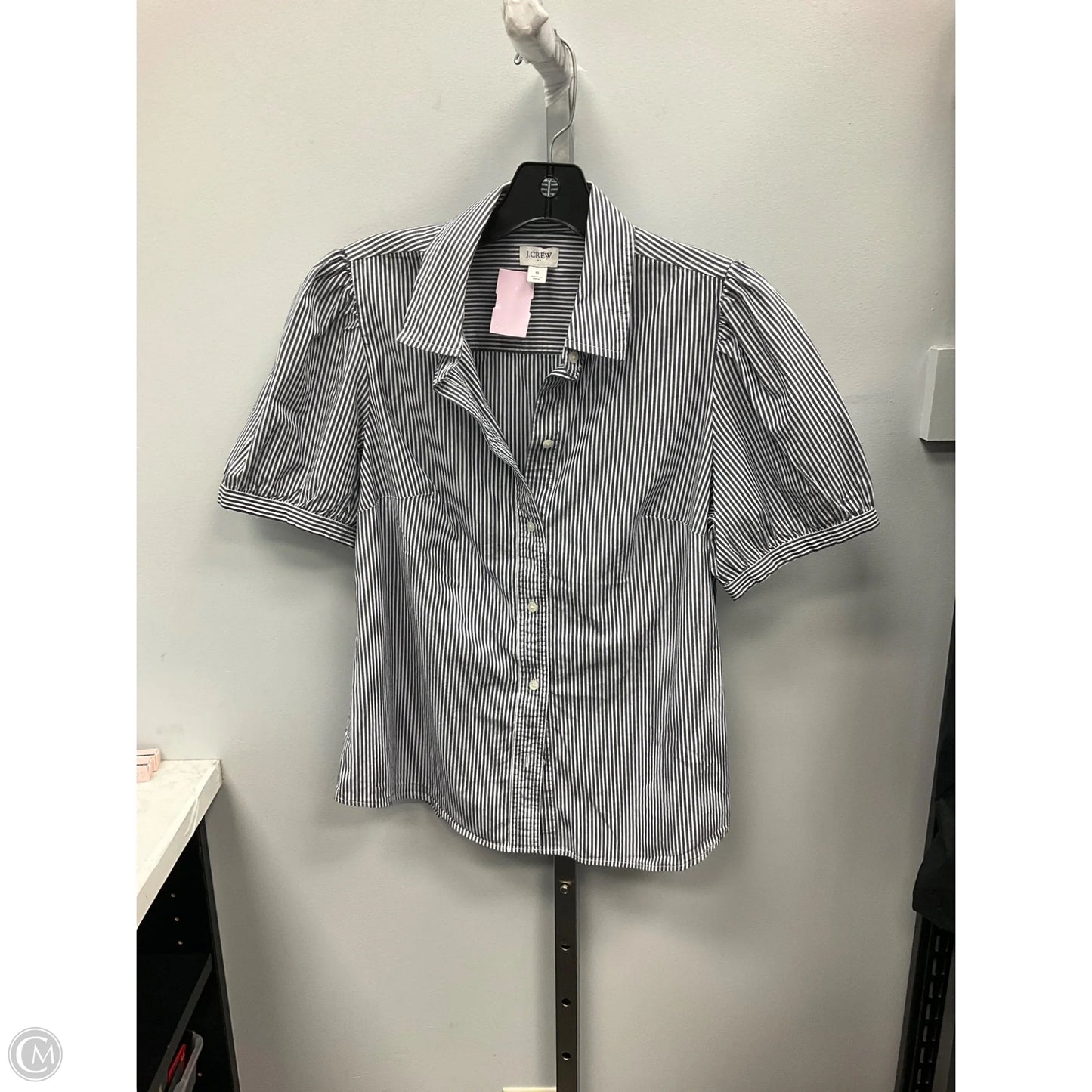 Top Short Sleeve By J. Crew In Striped Pattern, Size: S