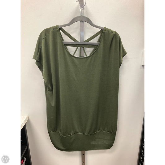 Top Short Sleeve By Apt 9 In Green, Size: Xxl