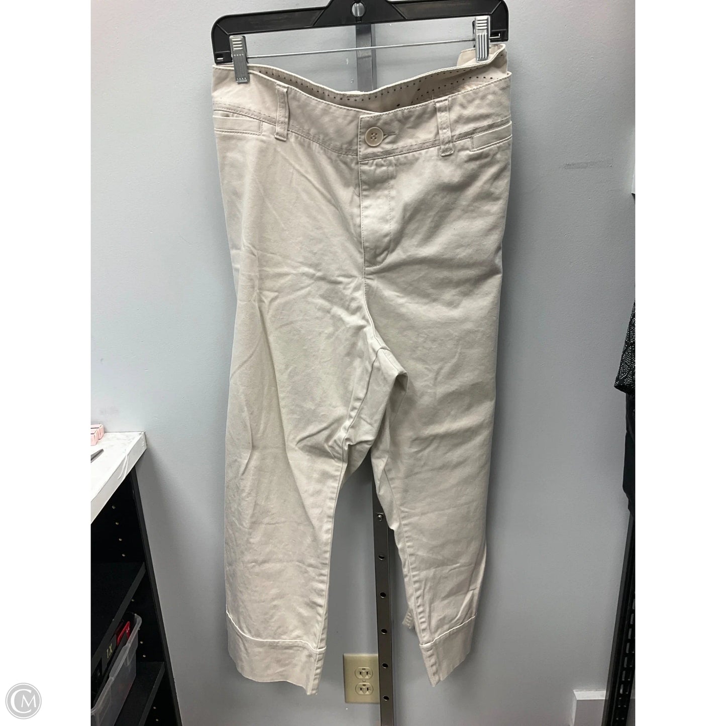 Pants Cropped By Lane Bryant In Beige, Size: 22