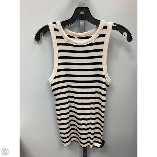 Top Sleeveless By A New Day In Striped Pattern, Size: M