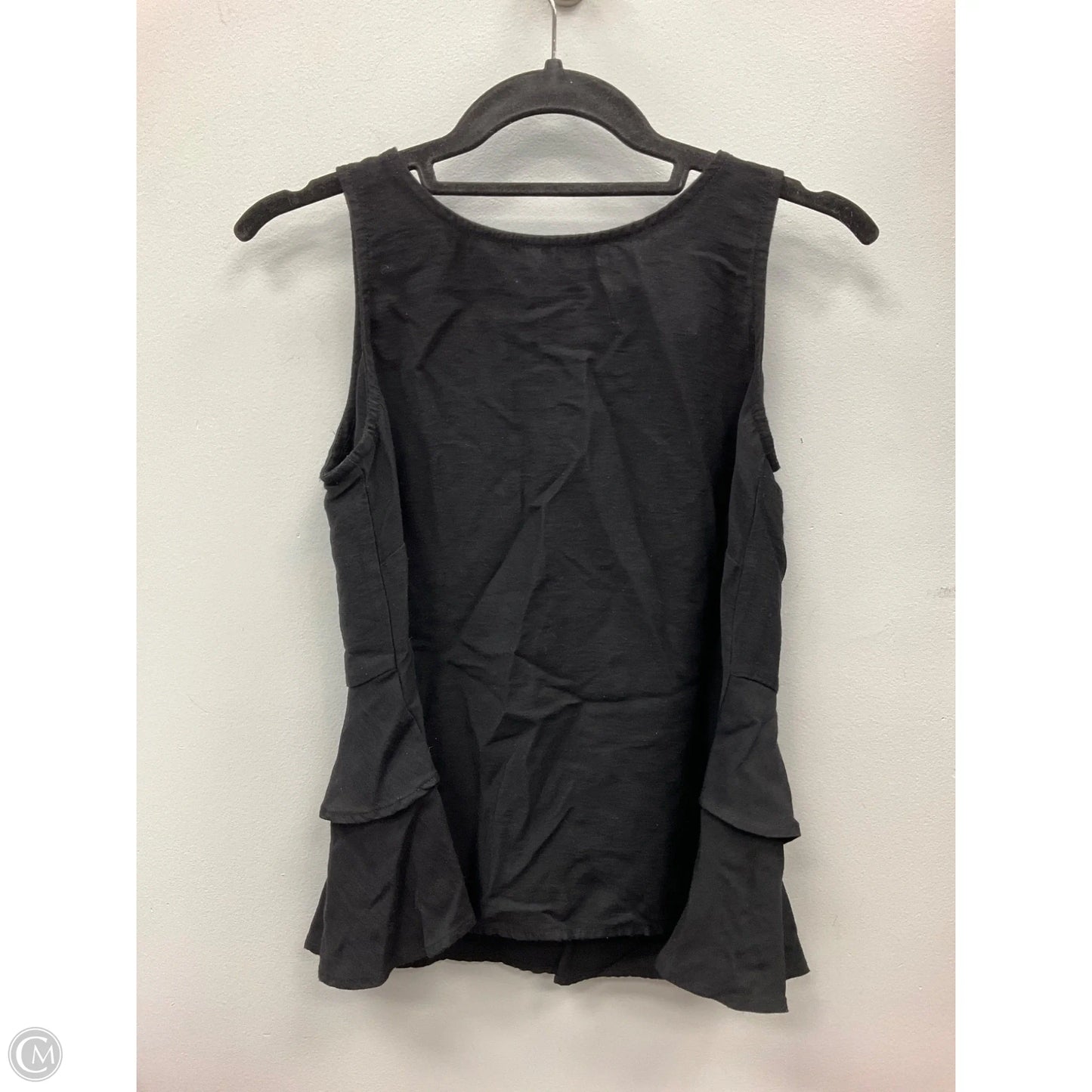 Top Sleeveless By Loft In Black, Size: Xsp