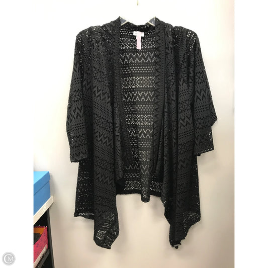 Cardigan By Avenue In Black, Size: 18