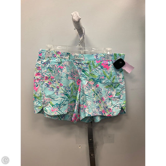 Shorts Designer By Lilly Pulitzer In Aqua, Size: S