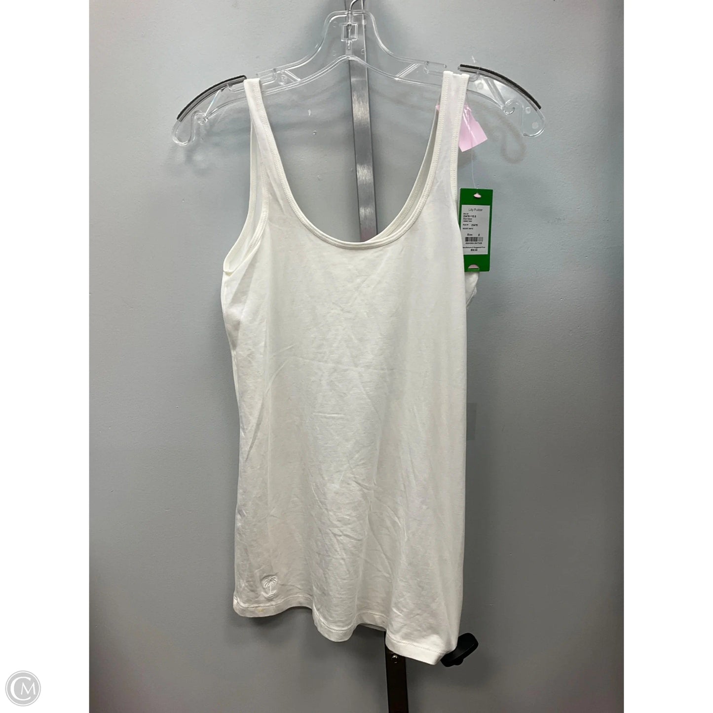 Top Short Sleeve Designer By Lilly Pulitzer In Blue, Size: S