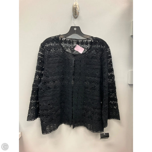 Cardigan By Alfani In Black, Size: Xl